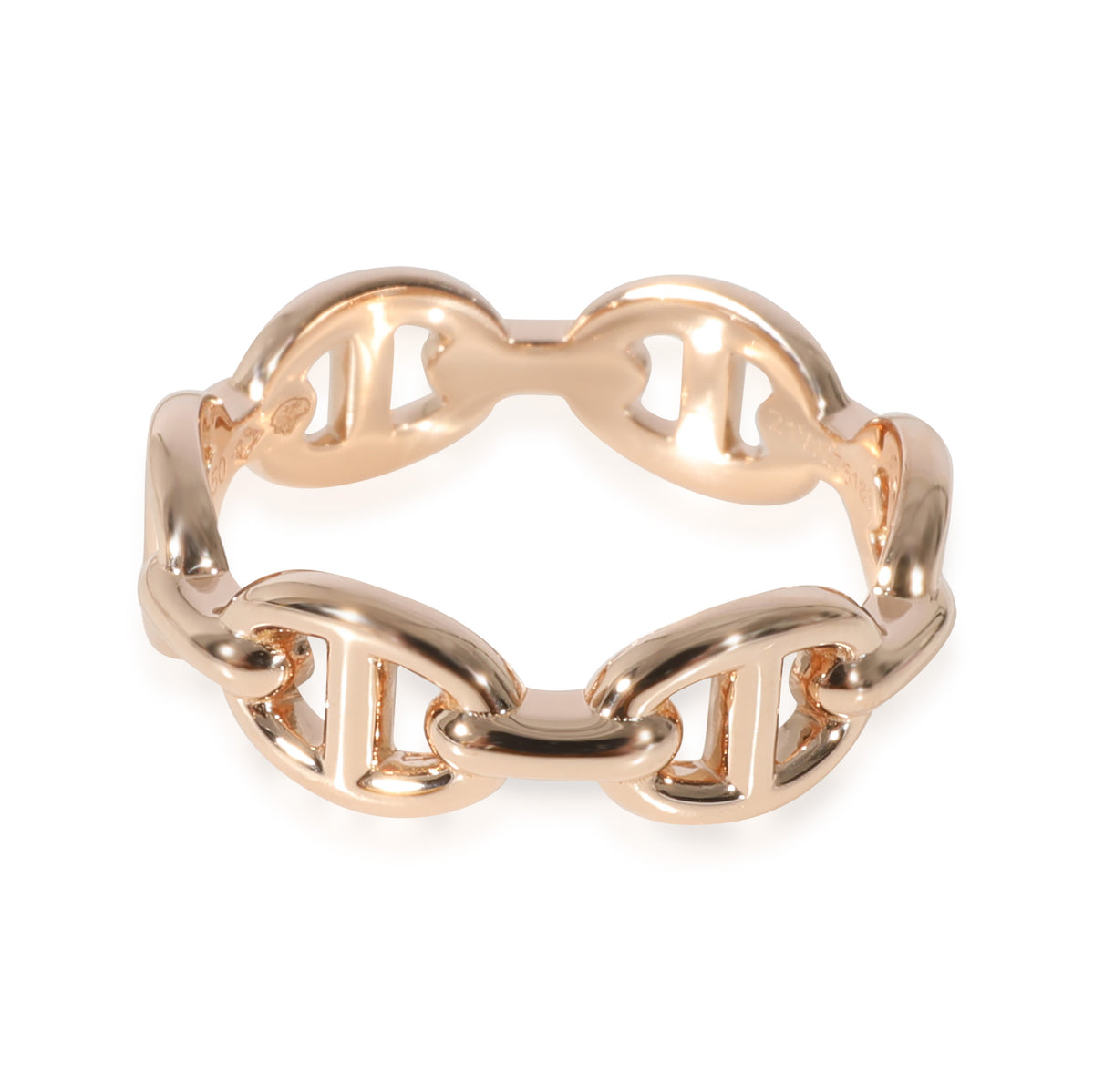 Hermès Chaine d' Ancre Enchainee  Ring in 18K Rose Gold
