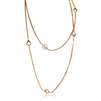 Louis Vuitton Essential V Station Gold Plated Necklace