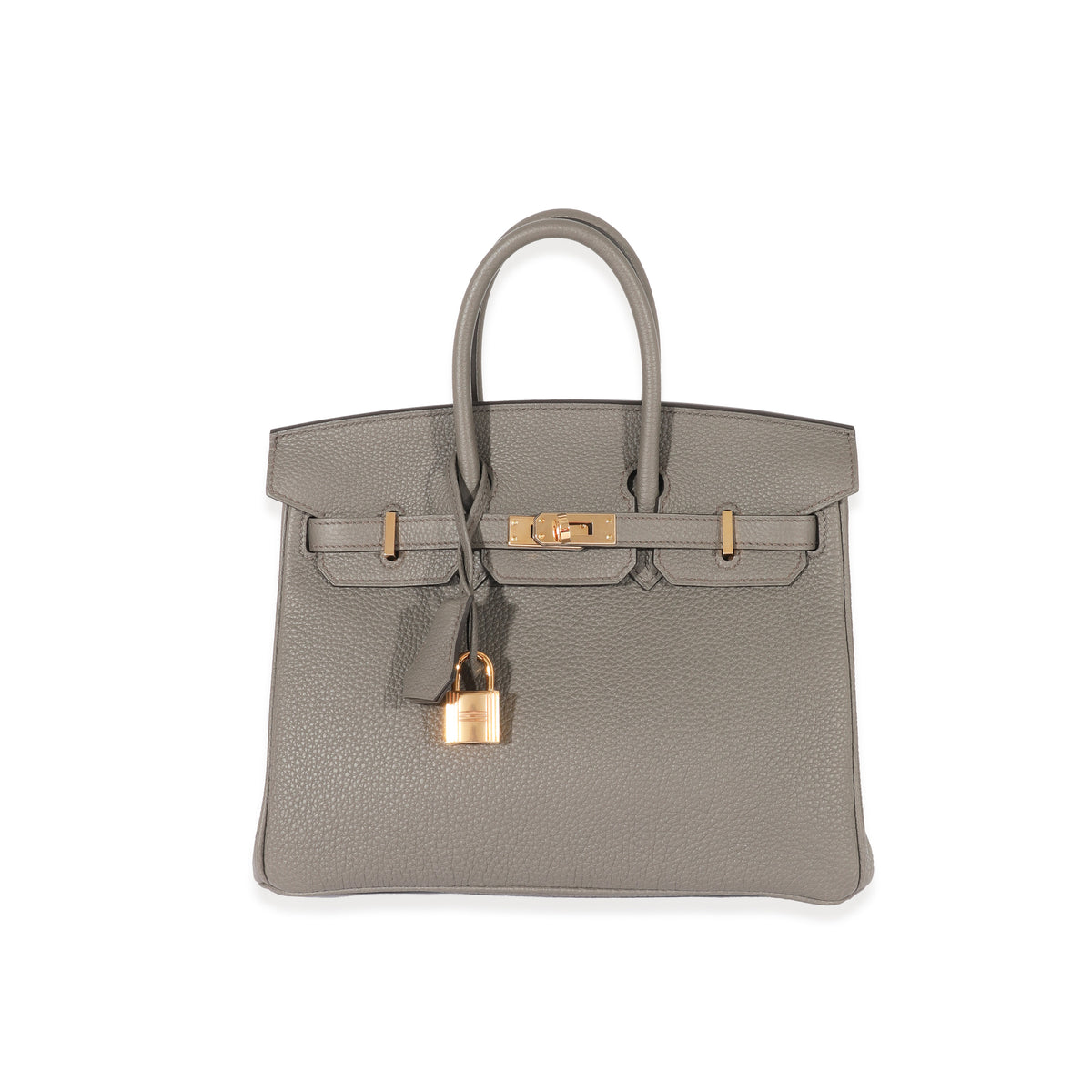 Hermes Birkin 25 Gris Etain Togo in RGHW, Luxury, Bags & Wallets