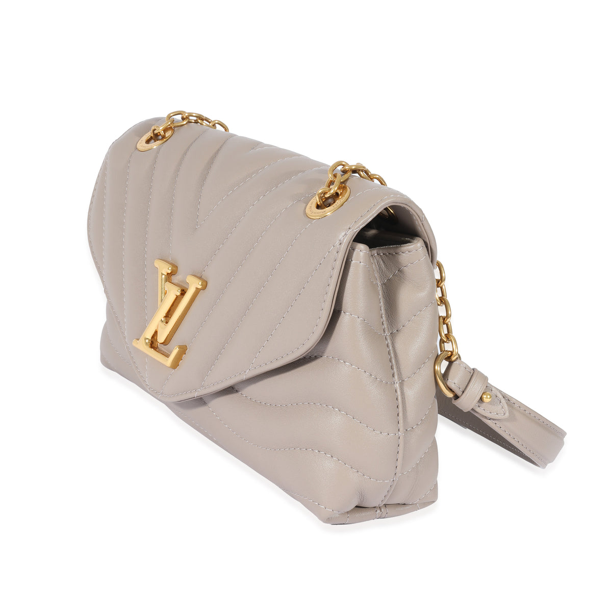 Louis Vuitton LV new Wave bag GM Taupe Grey Leather ref.881094