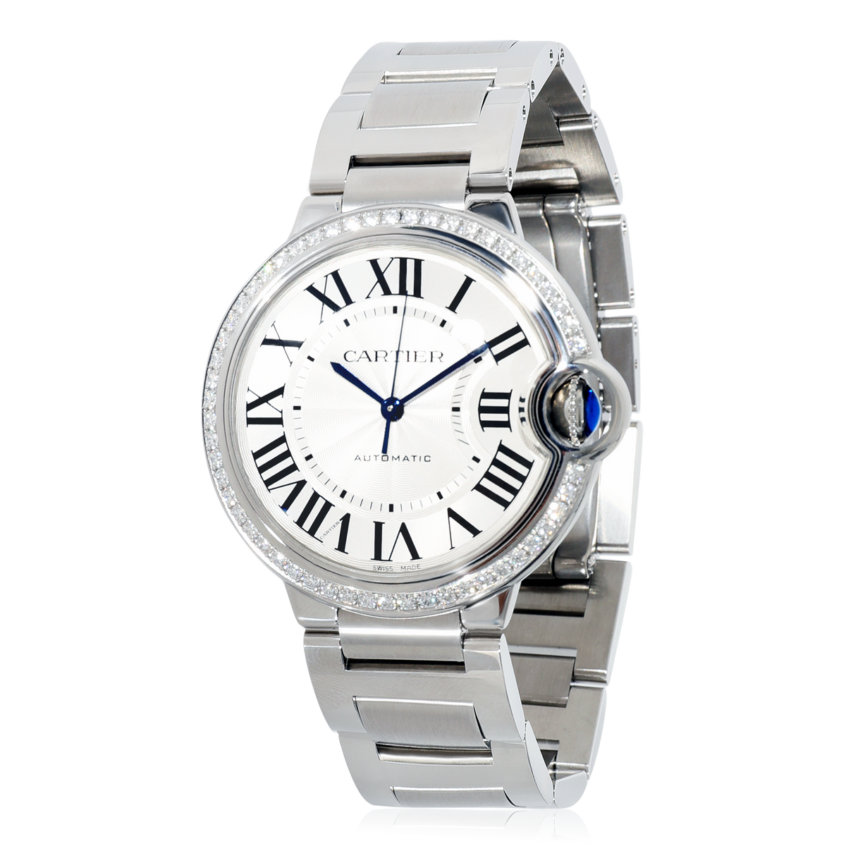 Cartier Ballon Bleu W4BB0024 Unisex Watch in  Stainless Steel