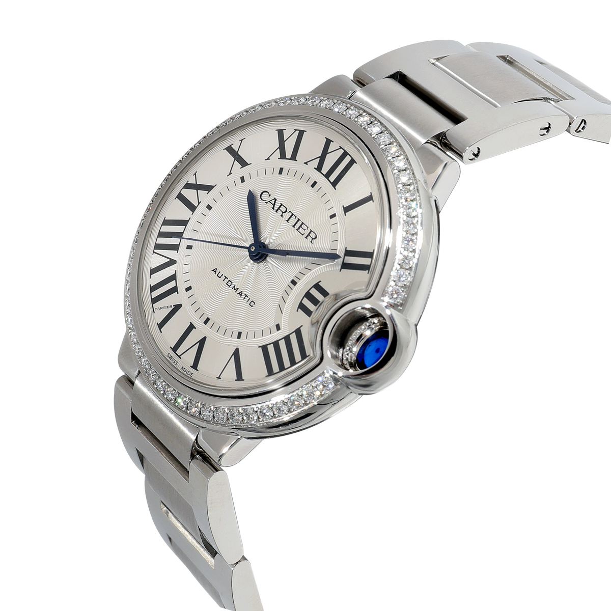 Cartier Ballon Bleu W4BB0024 Unisex Watch in  Stainless Steel