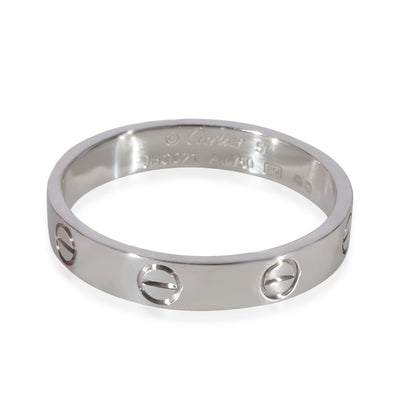 Cartier Love Wedding Band in 18k White Gold