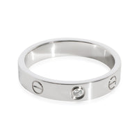 Cartier Love Diamond Wedding Band in 18k White Gold 0.02 CTW