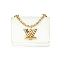 Louis Vuitton White Epi Twist PM