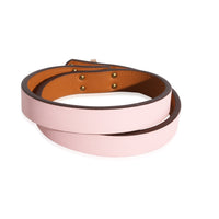 Hermès Mini Kelly Double Tour Pink Leather Bracelet