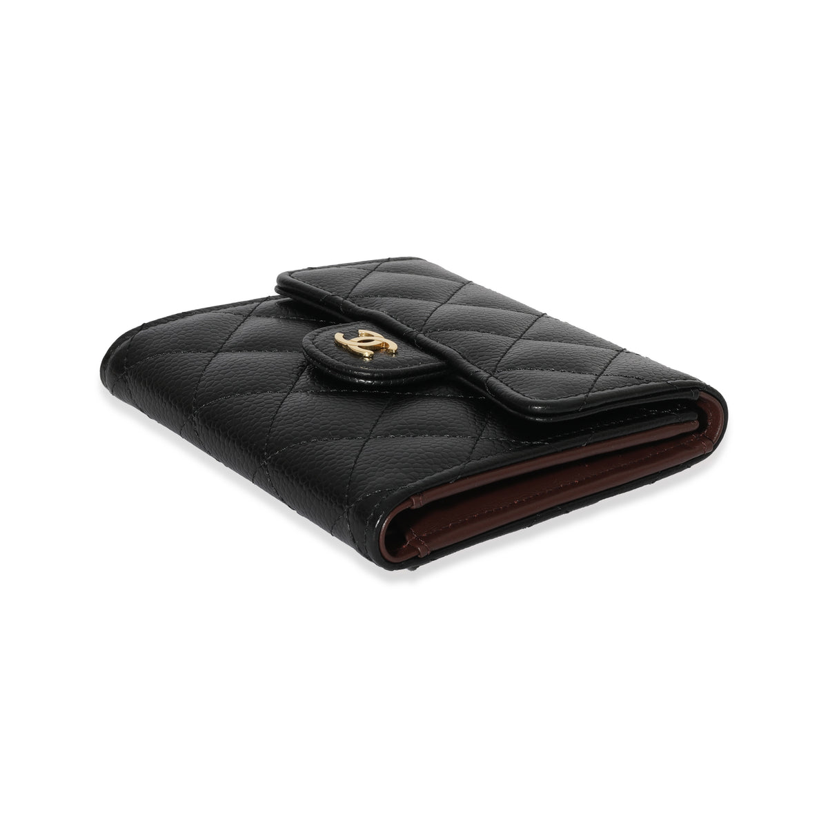 Chanel Black Patent Leather 2.55 Reissue Flap Wallet Black