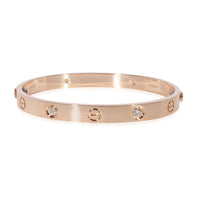 Cartier LOVE Diamond Bracelet in 18K 18K Rose Gold 0.42 CTW