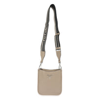 Prada Clay Grey Leather Mini Shoulder Bag