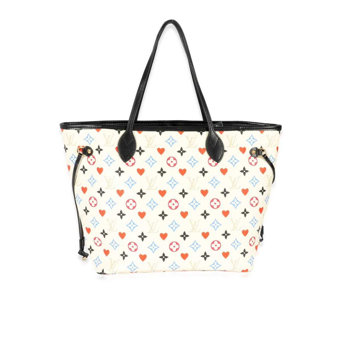 Louis Vuitton White Multicolor Monogram Canvas Game on Neverfull mm Bag