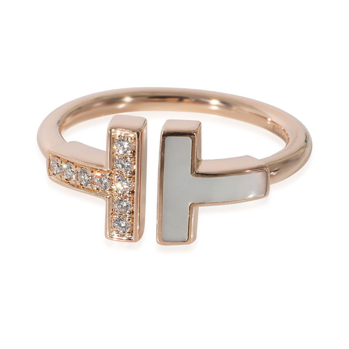 Tiffany t mother of pearl ring Clearance