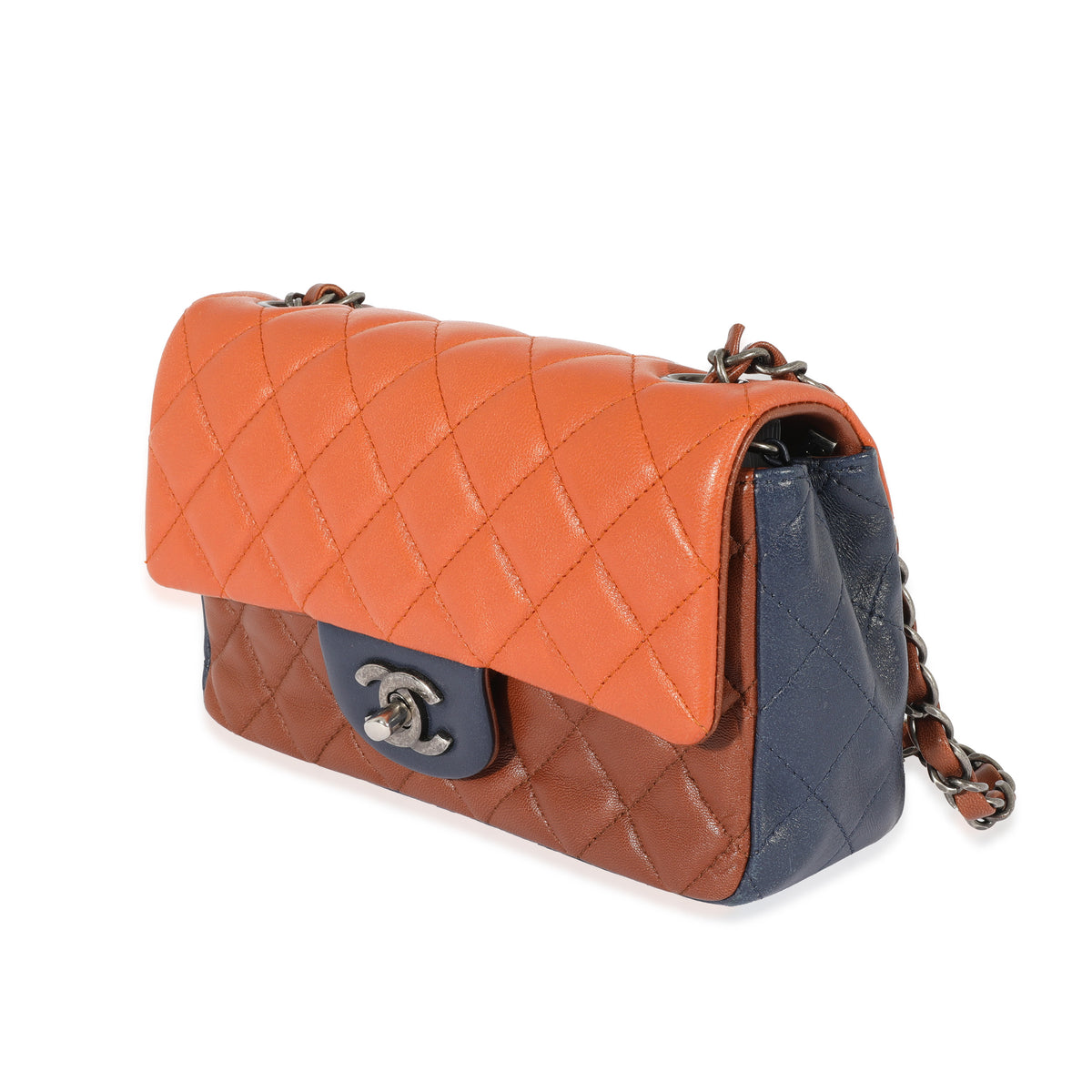 Chanel Tri-Color Lambskin Jumbo Double Flap Bag, myGemma