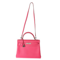 Hermes Rose Tyrien Rubis Epsom Candy Retourne Kelly 32 PHW