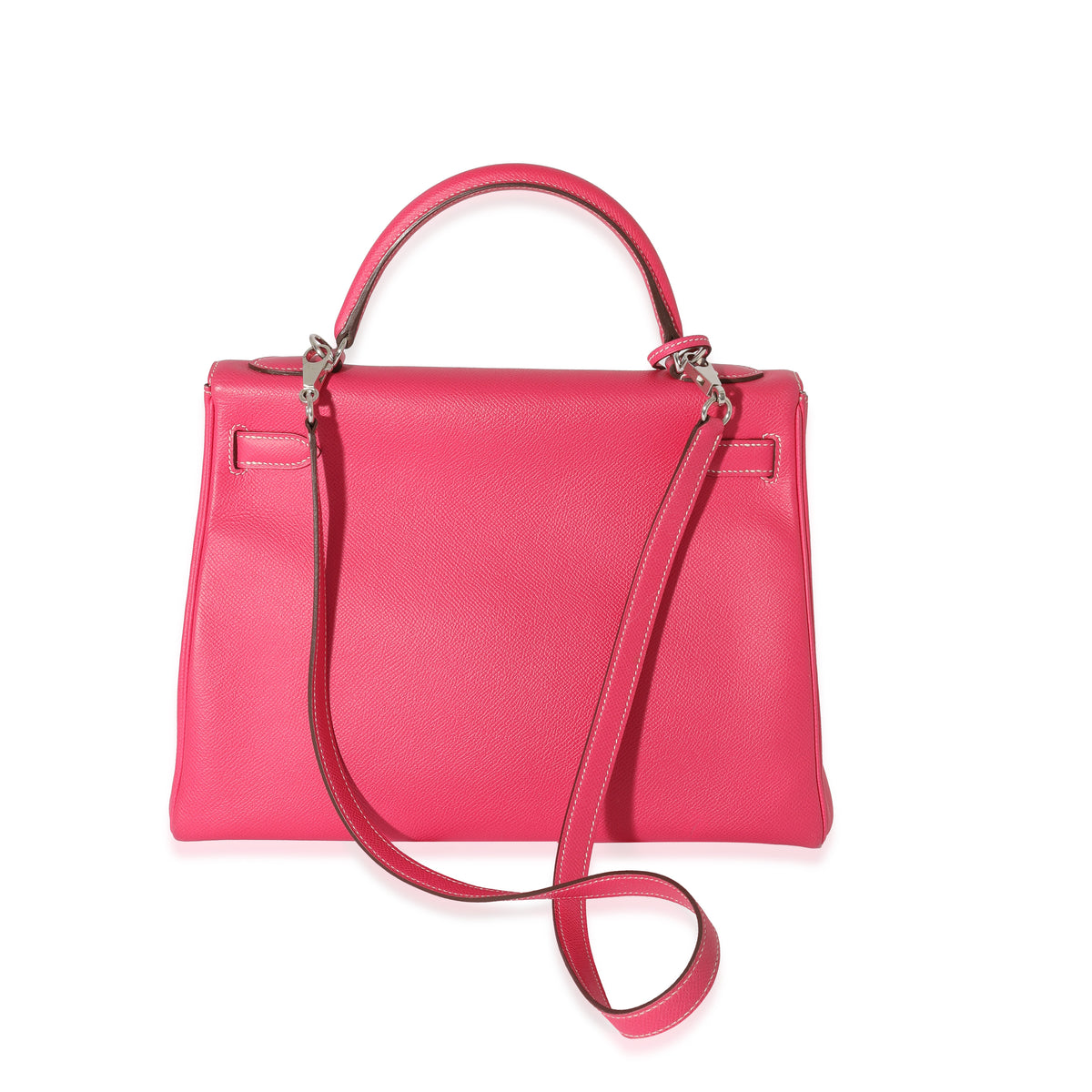 Hermes Rose Tyrien Rubis Epsom Candy Retourne Kelly 32 PHW