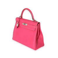 Hermes Rose Tyrien Rubis Epsom Candy Retourne Kelly 32 PHW