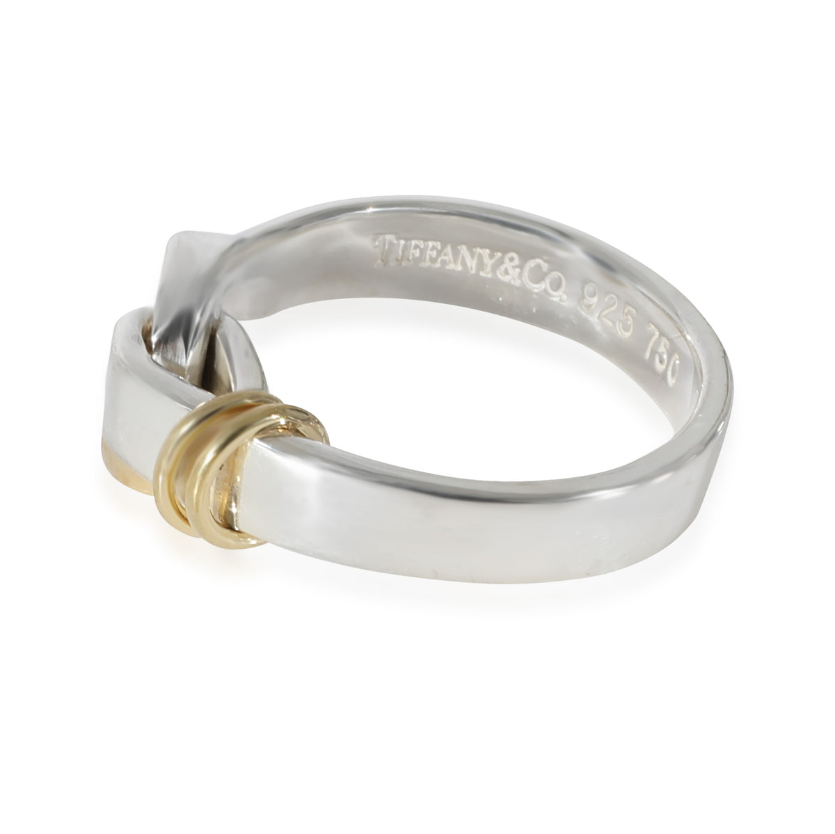 Tiffany & Co. Hook Ring in Sterling Silver & 18k Yellow Gold/Sterling Silver