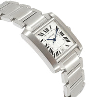 Cartier Tank Francaise W51002Q3 Unisex Watch in  Stainless Steel