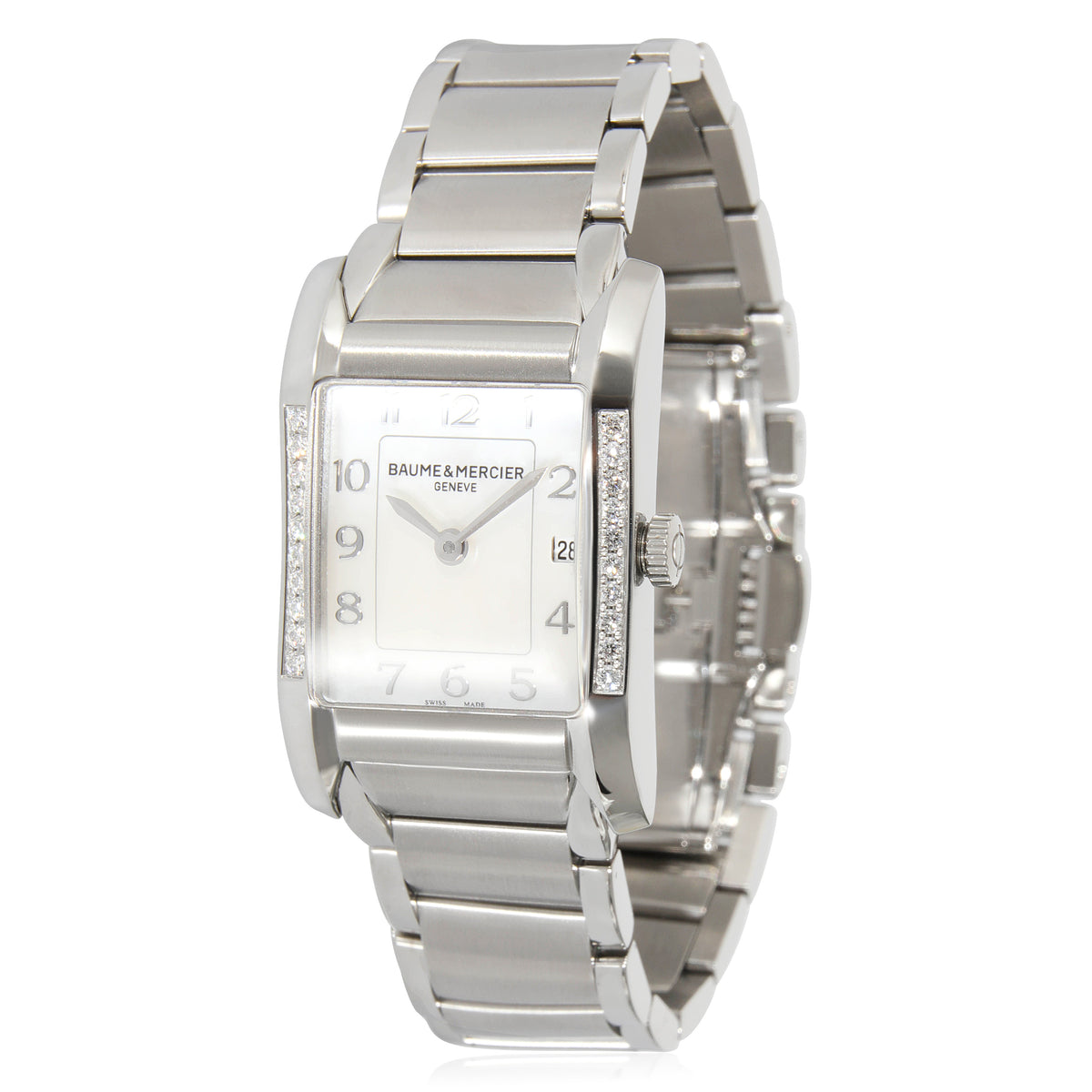 Baume & Mercier Hampton 65725 Womens Watch in  Stainless Steel