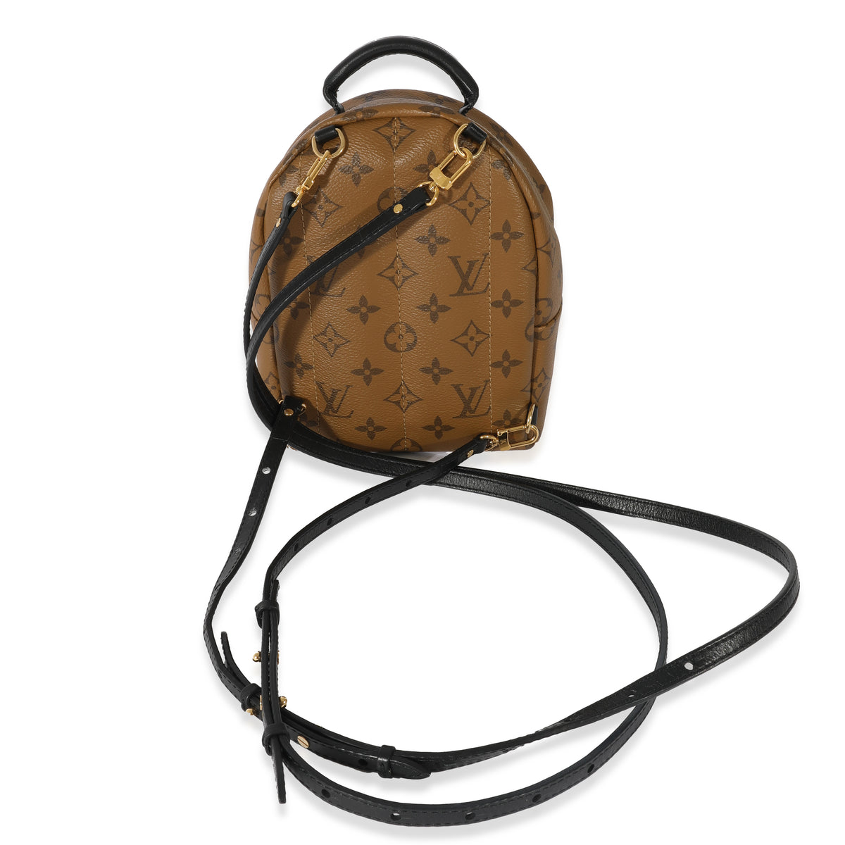 Louis Vuitton 2019 Monogram Reverse Palm Springs Mini Backpack w