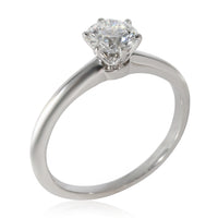 Tiffany & Co. Diamond Solitaire Ring in  Platinum E VS1 0.7 CTW