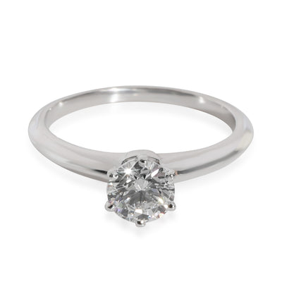 Tiffany & Co. Diamond Solitaire Ring in  Platinum E VS1 0.7 CTW