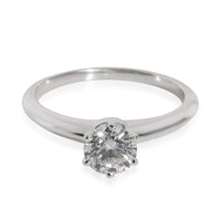 Tiffany & Co. Diamond Solitaire Ring in  Platinum E VS1 0.7 CTW