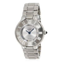 Cartier 21 Must de Cartier 1340 Womens Watch in  Stainless Steel