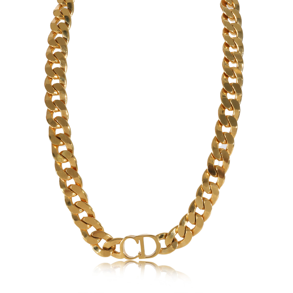 Christian Dior Danseuse Étoile Choker Yellow Gold Plated Necklace