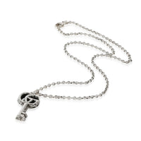 Gucci GG Marmont Key Pendant Necklace in Sterling Silver