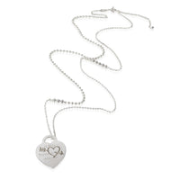 Return To Tiffany Heart & Arrow Necklace On 30 Inch Bead in Sterling Silver