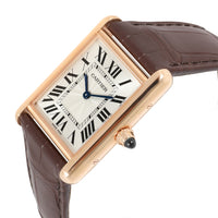 Cartier Tank Louis Cartier WGTA0011 Unisex Watch in 18kt Rose Gold