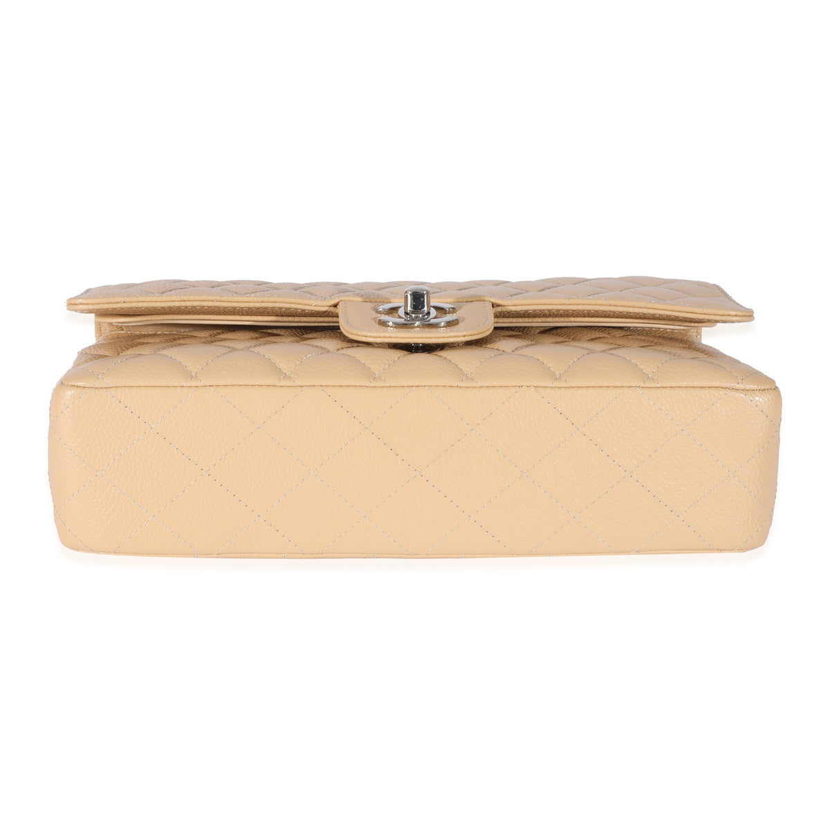 Chanel Beige Caviar Medium Classic Double Flap Bag