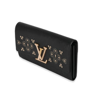 Louis Vuitton Black Leather Capucines Wallet