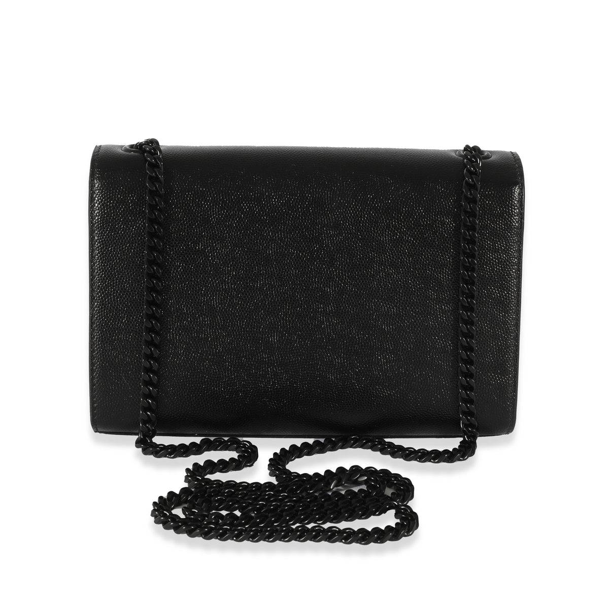 Saint Laurent Black Leather Small Kate Chain Bag