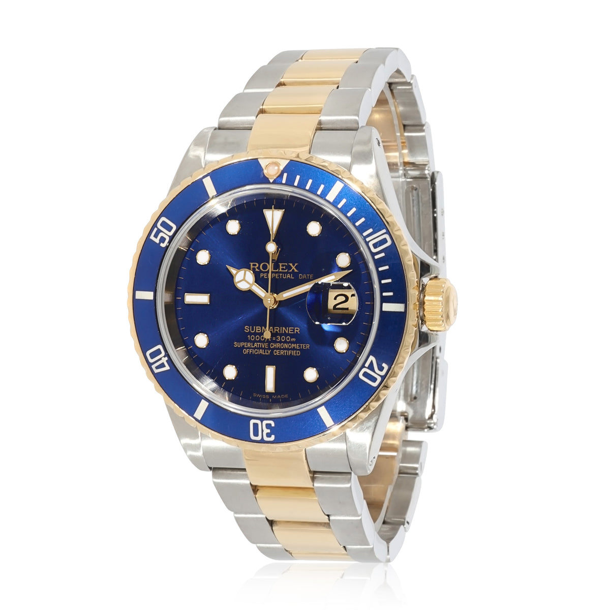 Rolex Submariner 16613 Mens Watch in 18kt Stainless Steel/Yellow Gold