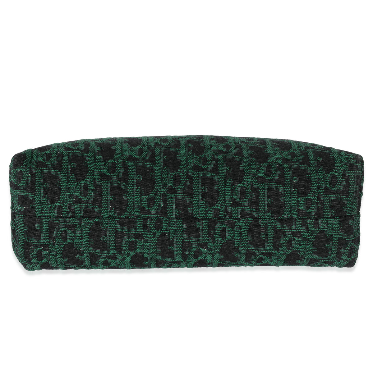 Christian Dior Canvas Green Oblique Cosmetic Pouch