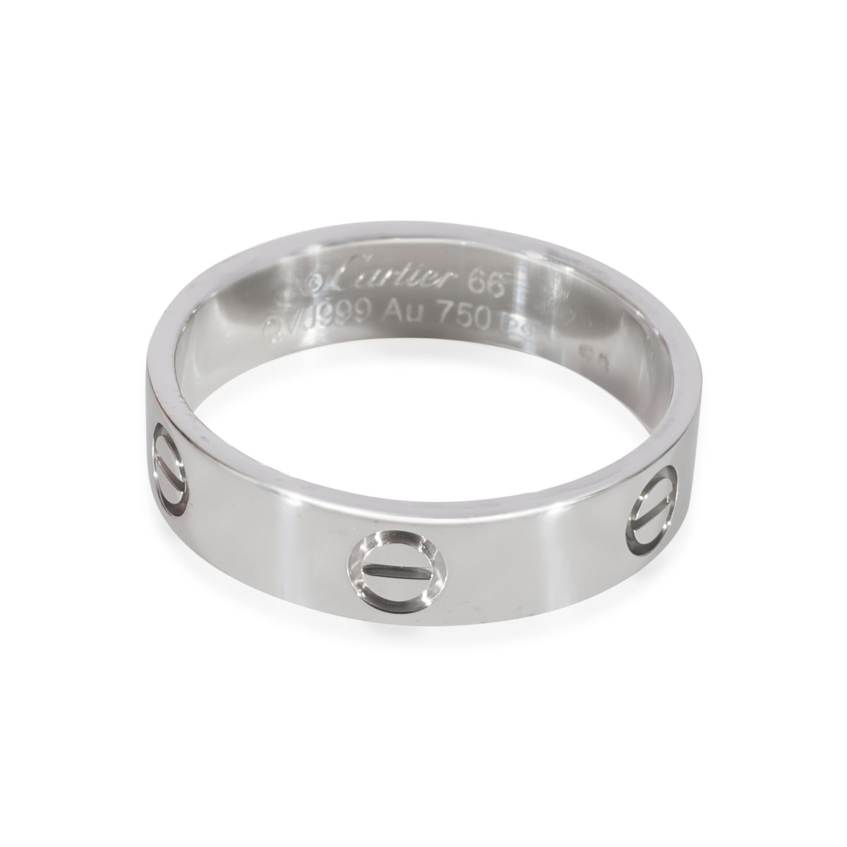 Cartier Love Ring in 18k White Gold