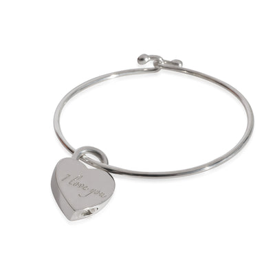Tiffany & Co. I Love You Lock Bracelet in Sterling Silver