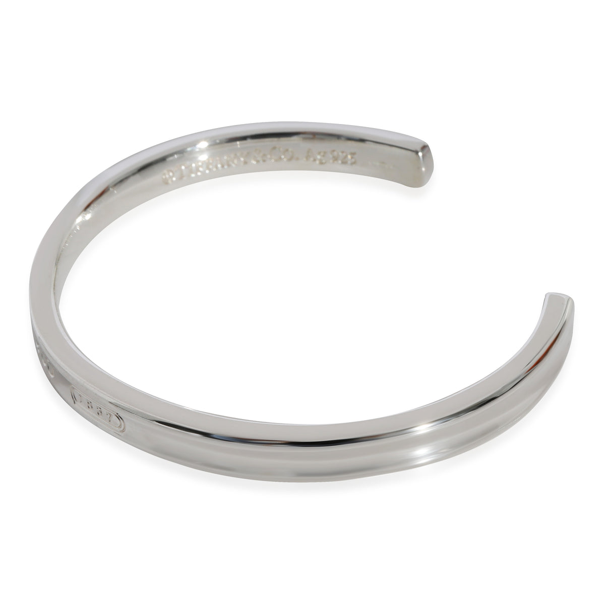Tiffany 1837 Narrow Cuff Bracelet in Sterling Silver, Small