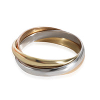 Cartier Trinity Ring in 18k 3 Tone Gold Small Model