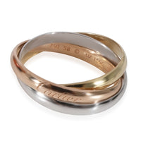 Cartier Trinity Ring in 18k 3 Tone Gold Small Model