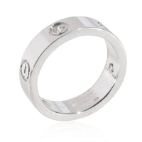 Cartier Love Diamond Ring in 18k White Gold 0.22 CTW