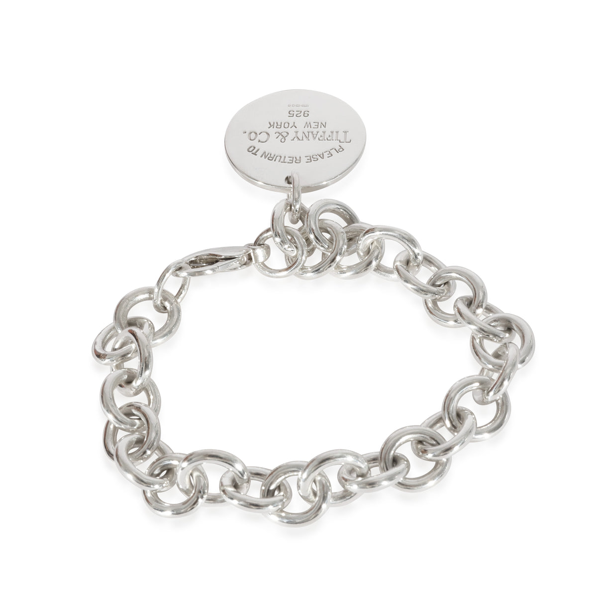 Tiffany & Co. Return To Tiffany Round Disc Bracelet in Sterling