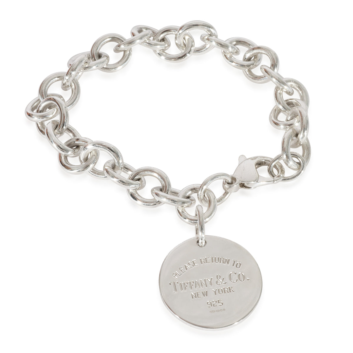 Tiffany & Co. Return To Tiffany Round Disc Bracelet in Sterling