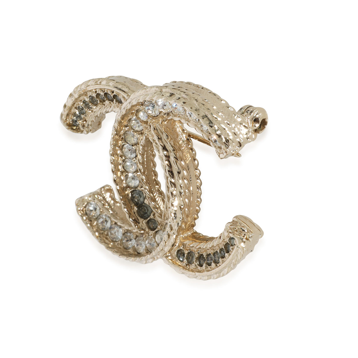 Chanel 2015 Strass CC Gold Plated Brooch, myGemma, NZ