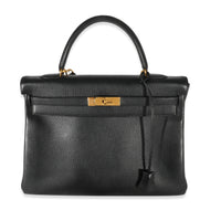 Hermes Black Ardennes Kelly Retourne 35 GHW