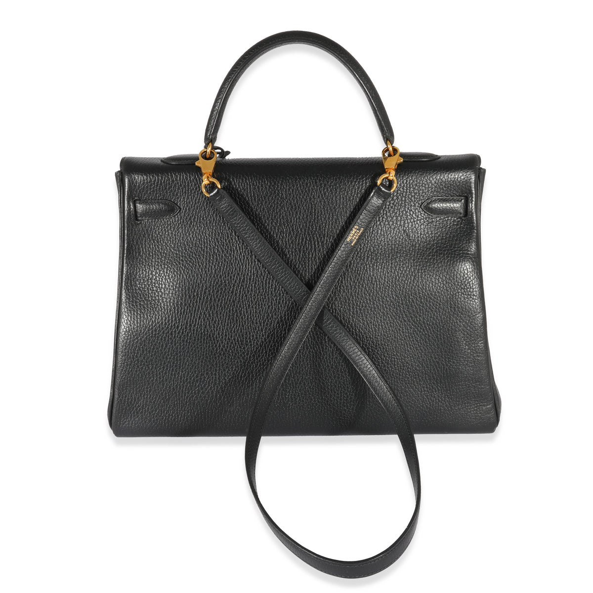 Hermes Black Ardennes Kelly Retourne 35 GHW