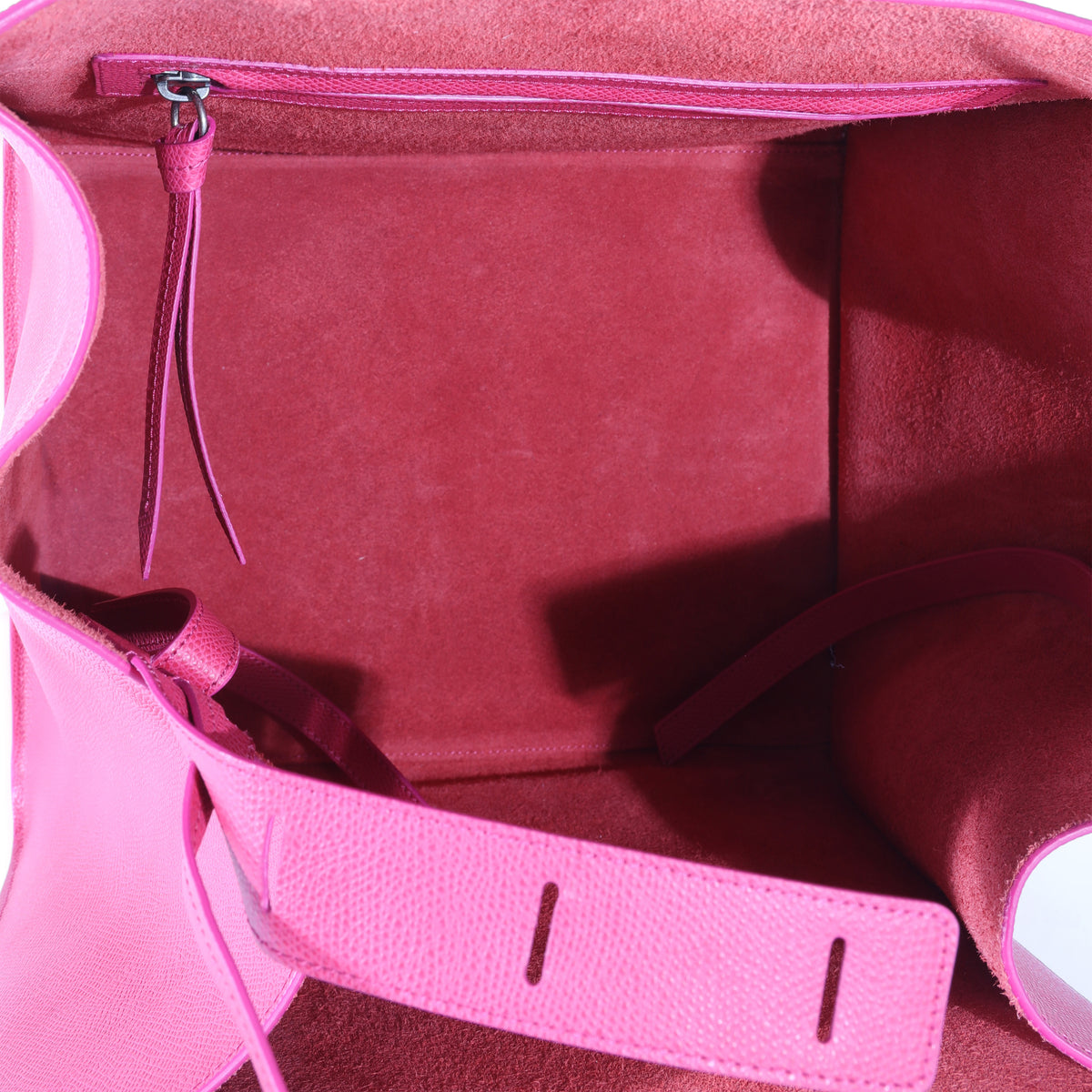 Celine Pink Leather Phantom Luggage Tote