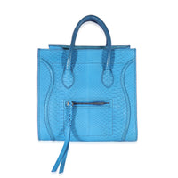 Celine Blue Python Phantom Luggage Tote