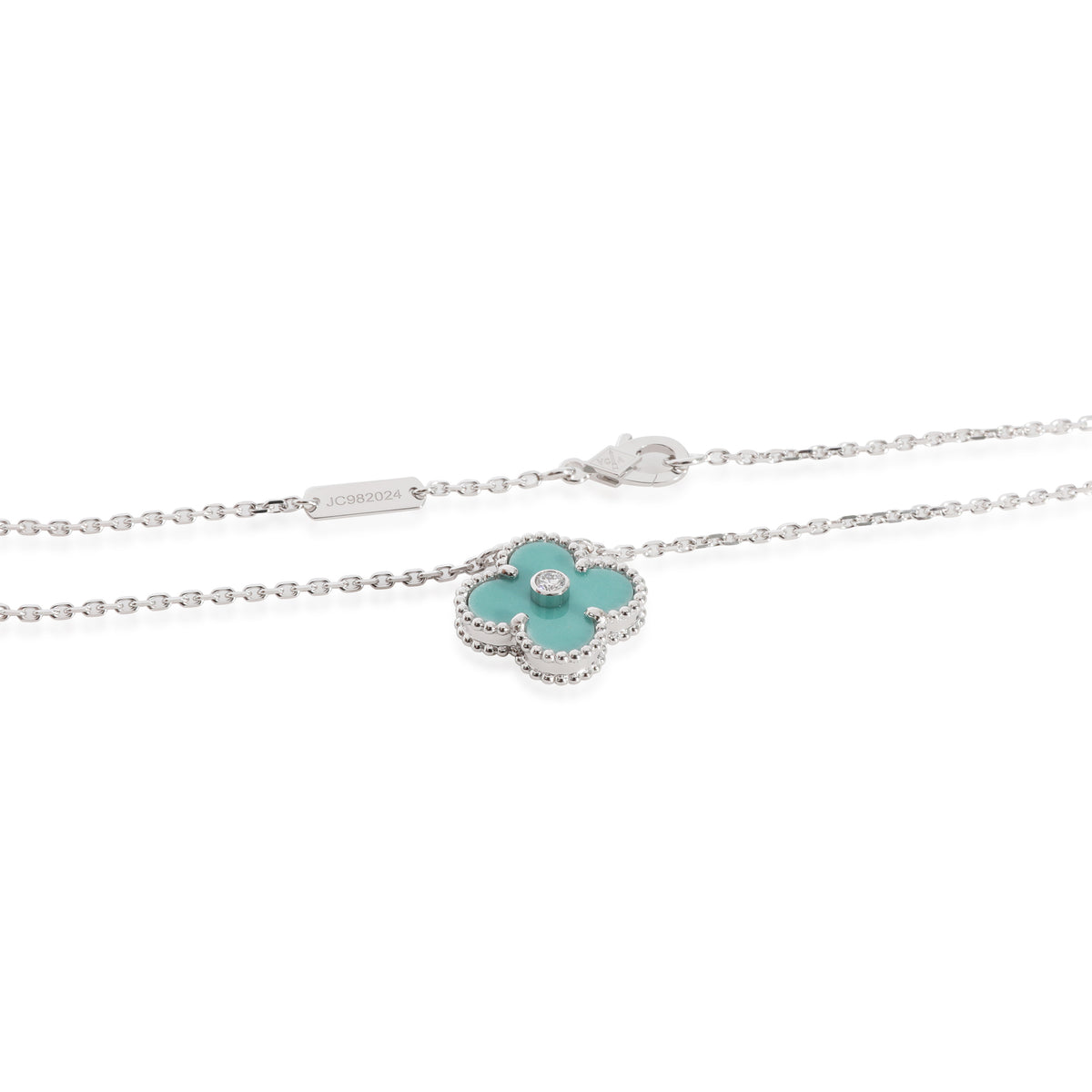 VCA Clover Blue Necklace, Women's Fashion, Jewelry & Organisers, Necklaces  on Carousell